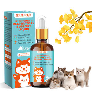 개와 고양이를위한 영양분이 풍부한 폐 및 호흡기 방울로 폐 건강과 면역 증진 - Product Image 1