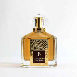 New Design Elegant Luxury 100Ml Fragrance Bottle Golden <b>Perfume</b> Glass <b>Atomizer</b> Bottle With Box - Product Image 4