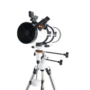 Астрономические телескопы 130EQ с фокусным расстоянием 650 мм с управлением затвором и стальным штативом Телескопы для взрослых астрономические