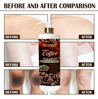Meilleure Lotion Corporelle Éclaircissante au Café Soin de la Peau Hydratant Corps & Visage Lait Corporel Crème Anti-Âge Éclaircissante Marque Privée