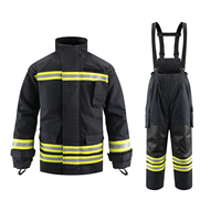 Combinaison de protection pour pompiers NOMEX approuvée CE, respirante, anti-déchirure, détachable, vêtements de sauvetage incendie