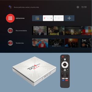 Sản phẩm mới TX90 Pro 2.4G/5.8G Wifi bằng giọng nói điều khiển từ xa 8K <span class=keywords><strong>Video</strong></span> 2GB RAM / 16GB Rom TV Box - Product Image 4