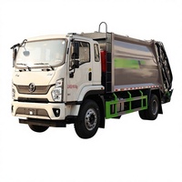 Camion à ordures compacteur Shacman 4X2 14m³ pour la collecte des déchets sur les chantiers de construction