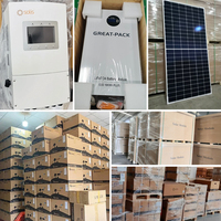 Système solaire hybride Solis 5KW 10KW 15KW 20KW, système d'énergie solaire complet avec batterie et onduleur