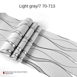 आधुनिक न्यूनतम 3 डी बनावट वाले गैर-बुने बेडरूम लिविंग रूम के लिए लिविंग रूम टीवी अपार्टमेंट जिम - Product Image 4