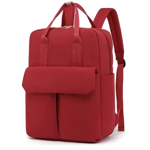 Custom 2022 New Backpacks School Red Women Girl School Backpack Back to School Backpack