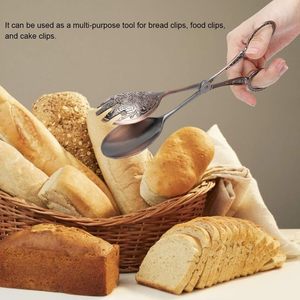 Châu Âu <span class=keywords><strong>Retro</strong></span> Phong Cách Đa Chức Năng Thực Phẩm Kẹp Kẽm Hợp Kim Bánh Mì Clip Phục Vụ Đồ Dùng Cho Nhà Hàng Khách Sạn Nhà Hàng Tự Chọn Salad Bít Tết - Product Image 3