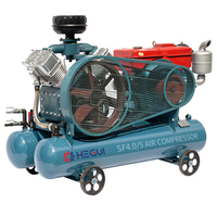 Compresseur pneumatique diesel portable haute pression HEGUI W-3.2-7 avec moteur pour marteau-piqueur