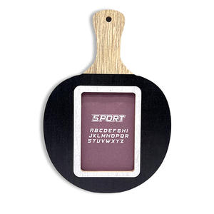 Décoration de chambre à coucher cadre photo éléments sportifs cadre photo pendentif mural artisanat en bois une pièce personnalisé - Product Image 2