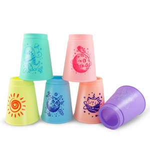 Tazas apilables de velocidad Yuxin Macaron 1803, juguete educativo para estimular el cerebro, para niños de 7 a 14 años - Product Image 2