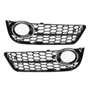 Nueva Cubierta de Marco para Faros Antiniebla, Estilo Deportivo de Panal de Abeja, Plástico ABS Negro, para Audi A5 2009-2011 B8.5 (No S-Line) - Product Image 2