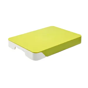 High Quality Double Layer Plastic Cutting Board Thickening Cutting Board With Drawer
