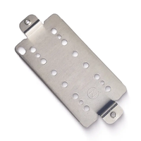 Grosir 49.2mm 50mm 52mm nikel perak Humbucker gitar leher jembatan Pickup Baseplate dengan 50/52mm tiang spacing