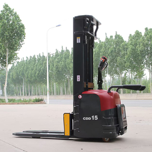 Factory Wholesale 1.5Ton2Ton Mini Pallet Stacker Walk Behind Electric Stacker Wood Stacker <strong>Machine</strong> - Product Image 3