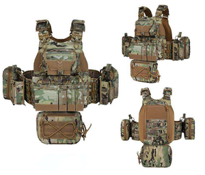 Gilet Tattico Molle con Tasca per Caricatore a Sgancio Rapido, Attrezzatura per Addestramento e Difesa Personale Resistente - Product Image 5