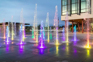 Alışveriş merkezi yüklü matris müzik dans çeşme çocuk oyun kat su çeşmesi yeraltı çeşme - Product Image 3