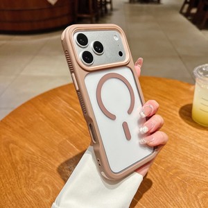 Coque de téléphone transparente antichoc à quatre coins avec cadre magnétique de qualité supérieure pour iPhone 17 Pro, coque transparente pour Samsung S26 - Product Image 5