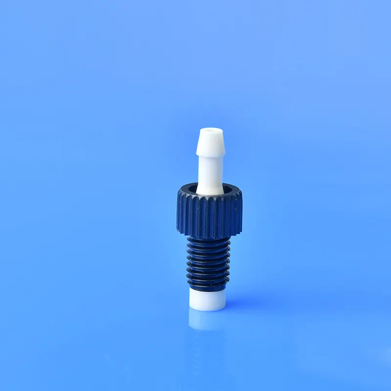 RUNZE-conector de manguera de plástico líquido, adaptador antigiro de púa macho