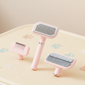 หวีกำจัดขนสัตว์เลี้ยง 3 in 1 หวีสุนัขขนสั้นป้องกันเห็บหมัด หวีสแตนเลส แปรงกำจัดขนสัตว์เลี้ยง อุปกรณ์กรูมมิ่งสัตว์เลี้ยง ผลิตภัณฑ์สำหรับแมว - Product Image 3