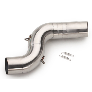 Sistema de escape de motocicleta para <span class=keywords><strong>Kawasaki</strong></span> ZX6R <span class=keywords><strong>636</strong></span> 2004 2005 2006 2007 <span class=keywords><strong>2008</strong></span> tubo de enlace medio de escape - Product Image 1