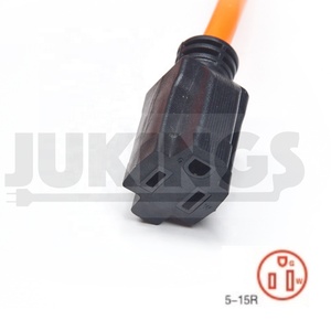 Cable de Alimentación Naranja de 16/3 100 pies, Certificado CETL CUL, Extensión Eléctrica para Exteriores de 125V, Resistente al Agua, 1 Tomacorriente, 13A - Product Image 3