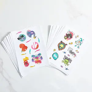 Kids Golden A4 Alphabet Blank Sticker Sheets Manufacturer Sale Korean Stickers