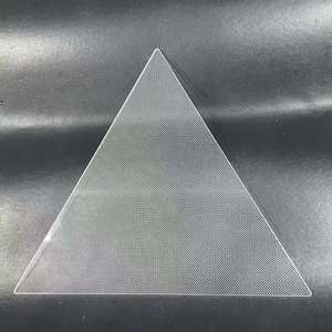 Plaque de guidage lumineux triangulaire à angle droit, taille et forme personnalisées pour éclairage d'angle architectural par Rina Tech - Product Image 4