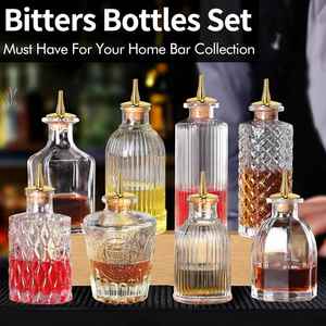 Botella para Cócteles, Botella de Vidrio, Botellas Decorativas Vantage, Perfectas para Bartenders, Bar en Casa, Cócteles - Product Image 3