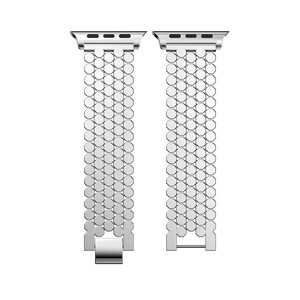 BOORUI — échelles métalliques en acier inoxydable, bracelet de luxe, pour Iwatch 6 5, 42mm 44mm pour <span class=keywords><strong>Apple</strong></span> <span class=keywords><strong>Watch</strong></span> série 7 <span class=keywords><strong>45</strong></span> <span class=keywords><strong>MM</strong></span> - Product Image 5