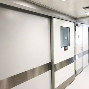 Portes d'hôpital médicales hermétiques en acier pour blocs opératoires - Intérieur/Extérieur moderne, certifiées ISO9001, taille personnalisable - Product Image 6