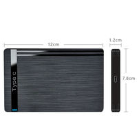 Case Box Esterno in Plastica per Hard Drive SATA a USB 3.1 per HDD da 2,5 Pollici