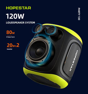 Hopestars A60 Big Outdoor 200W Altavoces amplificados 120W Altavoz portátil inalámbrico de alta potencia Sonido Karaoke Tf Subwoofer Party130 - Product Image 4