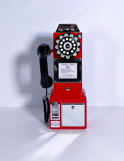American Style Retro Stand Telephone with Real Telephone Function