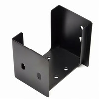 Support de montage extérieur en acier thermolaqué, découpé au laser de précision, plié sur mesure, fabrication OEM, vente en gros