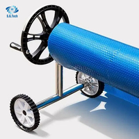Couronne d'eau Matériau en acier inoxydable de haute qualité Stockage des rouleaux de couverture de piscine pour piscines