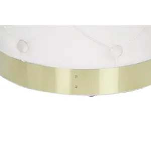 Set di 3 Poggiapiedi in Poliestere MDF 60x60x47 Velluto - Product Image 4