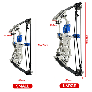 Ensemble d'<span class=keywords><strong>arc</strong></span> et de flèches en acier inoxydable avec petite <span class=keywords><strong>poulie</strong></span> pour la chasse et le tir sur cible - Product Image 6
