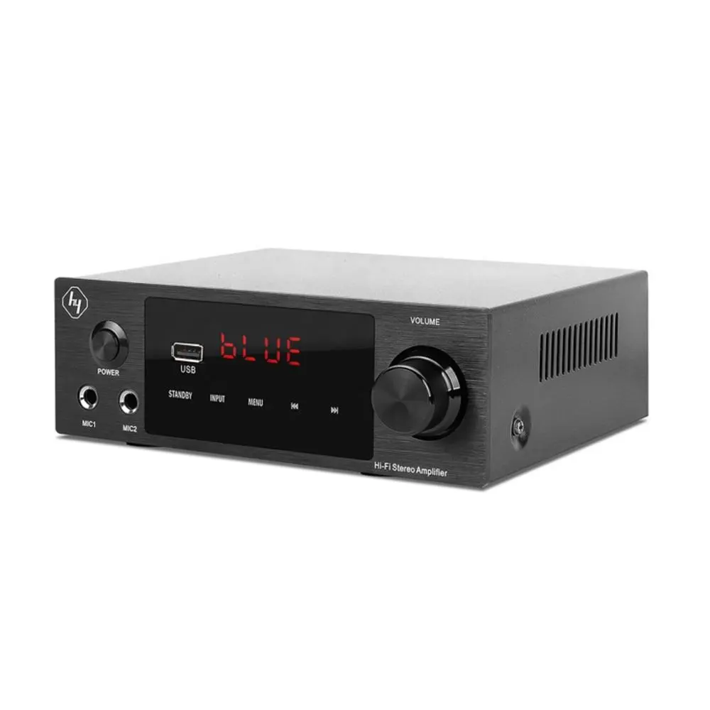 Professional Mini 2.0 Hi-Fi Home Theater Stereo Audio Amplifier System AV-260