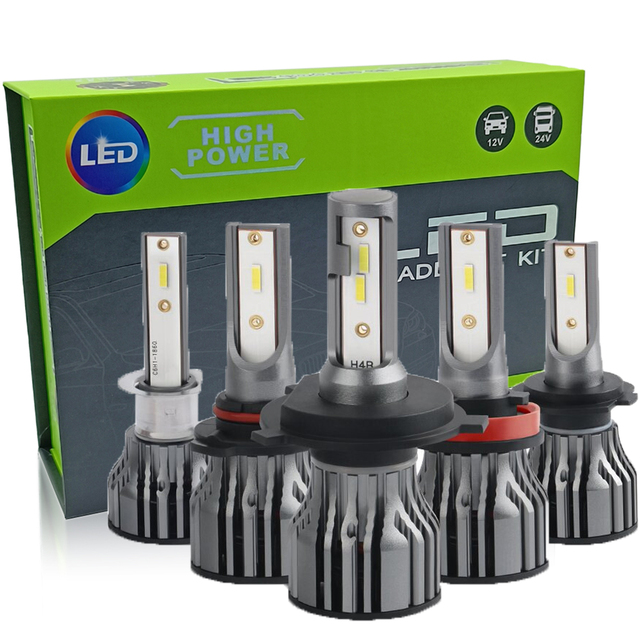 Lighting Factory Price Led Car Light 6000k H1 H4 H7 H11 9005 9006 Automotive Led Headlight Bulb for Car
