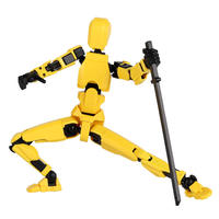 Figura de Acción de Robot Articulado Impreso en 3D Personalizado, Modelo de Cuerpo Humano Deformable, Juguete para Regalo y Decoración