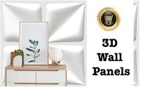 Panneau mural 3D en PVC imperméable et résistant à l'humidité pour salon, fond TV, chambre à coucher, intérieur, réservation murale