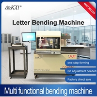 Mesin Pembengkok Huruf Saluran Otomatis CNC Presisi Tinggi AOKAI untuk Baja Tahan Karat/Aluminium/Paduan Aluminium dengan Kontrol PLC untuk Signage