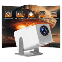 Proyektor Mini portabel bioskop rumah pintar, proyektor LED ponsel Android 11 4K Full Hd dengan fitur WIFI 6 BT5.2, proyektor Video ponsel luar ruangan