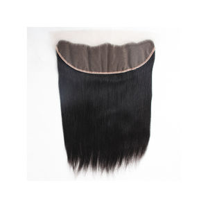 HD <b>Lace</b> Frontal Brazilian Hair <b>Closure</b> 13x4 Straight/Deep Wave Remy Hair Premium Hair Piece - Product Image 1