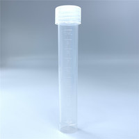 Tubos de Ensayo de Plástico para Laboratorio de 10 ml, Viales Criogénicos con Tapa de Sellado, Tubo Criogénico con Tapa de Rosca