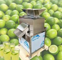 Volledig roestvrijstalen fruitpers-extractor voor ananas, passievrucht en drakenvrucht fabrieken