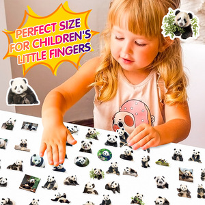 50PCS Mignon Panda Géant Autocollant Planche À Roulettes Autocollant Décoratif Étanche Diy Autocollants pour Enfants - Product Image 2