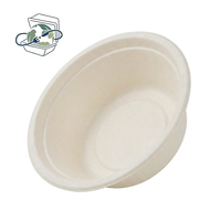 Bols en bagasse de canne à sucre de 180 ml, jetables, compostables, biodégradables, ronds, en pulpe, écologiques pour l'emballage alimentaire et la restauration