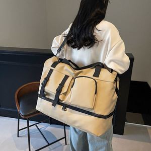 Bolsa de Deporte Personalizada con Logotipo para Mujer, Bolsa de Viaje con Compartimento para Zapatos, Bolsa de Viaje de Gran Capacidad para Fin de Semana - Product Image 4
