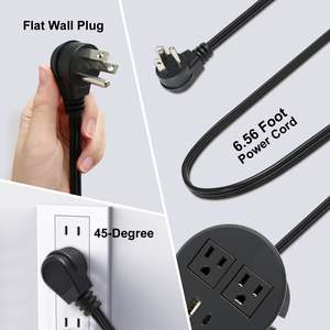 Được xây dựng trong bảng hội nghị truy cập chúng tôi Vòng Grommet Ổ cắm điện ổ cắm với 2AC ổ cắm USBA + USB-C/vòng Máy tính để bàn sạc điện - Product Image 5